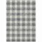 Homeroots 3' X 5' Gray And Charcoal Plaid Washable Indoor Outdoor Area Rug 595397 - alternate 3
