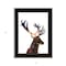 Homeroots Deer in the Forest 2 Black Framed Print Wall Art 405097 - alternate 3