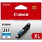 Canon Cartridge, CL-31, Ink CLI251XLC - alternate 1
