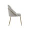 Manhattan Comfort Gracie Dining Chair in Stone and Gold - Set of 4 4-DC100-GST - alternate 5