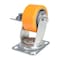 Vestil Polyurethane Swivel With Brake Caster 4 In. Diameter x 2 In. Width 660 lb Orange/Gray CST-VE-4X2PUA-SWB - alternate 2