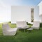 Deko Living 5 Piece Beige Outdoor Compressed Foam Loveseat Sofa Chairs and Table Set COP30219 - alternate 1