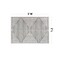 World Rug Gallery Bohemian Stripes Washable Non Slip Area Rug 2 ft x 3 ft Ivory WR73IVORY2X3 - alternate 3