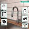Hansgrohe Talis S Prep Kitchen Faucet, 2-Spray Pull-Down, 1.75 GPM in Brushed Black Chrome 72815341 - alternate 2