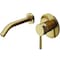 Vigo Olus Single Handle Wall Mount Bathroom Faucet in Matte Brushed Gold VG05001MG - alternate 1