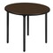 Regency Round Kee Medium Breakroom Table, 36 in W, 36 in L, Neo Walnut TBF36RNDNWBK - alternate 1