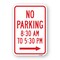Signmission No Parking 8:30 Am To 5:30 Pm With Right Arrow, Heavy-Gauge Aluminum, 18" x 24", A-1824-25065 A-1824-25065 - alternate 1