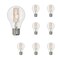 Bulbrite LED Filament PK of 8, 7 W Dimmable A19 Light Bulb with Clear Finish and Medium Screw E26 Base, 4000K 861628 - alternate 1