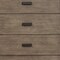 Homeroots 32" Gray Solid Wood Five Drawer Chest 524113 - alternate 3