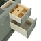 James Martin Vanities Breckenridge 60" Single Vanity, Smokey Celadon, w/ 3 CM Siberian Silestone Top 330-V60S-SC-3SFR - alternate 2