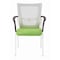 Office Star Products 8810W ProGrid Mesh Back Visitors Chair, White / Green 8810W-6 - alternate 2