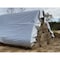 Dize Weathermaster Hay Bale Cover, 25 ft L, 36 ft W, Polyethylene, Black/Silver HD2536 - alternate 3