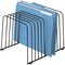 Fellowes File Sorter, Black, Steel, 9 in W, 11 3/8 in L, 8 in H, 11 Number of Compartments 72112 - alternate 1