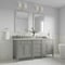 James Martin Vanities Brittany 72" Double Vanity, Urban Gray, w/ 3 CM Siberian Silestone Top 650-V72-UGR-3SFR - alternate 2