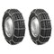 Mytee Products 2 Pair Cam Tensioner Square Link Snow Tire Chains Compatible w/ 19.5in Rim Dia & 8in Wide Car Pickup, 2PK TC195SQSx2 - alternate 5