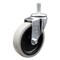 Service Caster 4 Inch Thermoplastic Rubber Wheel 5/16 Inch Threaded Stem Caster SCC-TS05S410-TPRS-5161815 - alternate 1