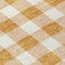 Homeroots 8' Orange And Beige Round Plaid Washable Indoor Outdoor Area Rug 595417 - alternate 2