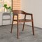 Leisuremod Rivo Collection Elegant Dining Chair in Dark Walnut Color Wood, 4PK RC20DRW4 - alternate 4