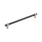 Amerock Mergence 18 inch 457mm Center-to-Center Matte Black/Polished Nickel Appliance Pull BP36984FBPN - alternate 1