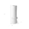 Homeroots 17" White Abstract Cylinder Ceramic Table Vase 397594 - alternate 3