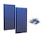 Triton Products (2) Square Hole Pegboards W/ Mounting Hardware, Epoxy 18-Gauge Steel, Blue, 18" W x 36" H LB18-B - alternate 1
