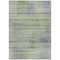 Homeroots 10' X 14' Artichoke Green Purple And Fern Green Striped Washable Indoor Outdoor Area Rug 588045 - alternate 3