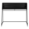 Homeroots 47" Black Wood and Metal Sled Computer Desk 489850 - alternate 1