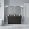 James Martin Vanities Brookfield 60 in. Double Vanity, Black Onyx w/ 3 CM Lime Delight Silestone Top 547-V60D-BKO-3LDL - alternate 3