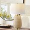 Jonathan Y Chakrii 25" Rustic Bohemian Iron/Rattan LED Table Lamp with Pull-Chain, Brass Gold/Light Brown JYL4044A - alternate 3
