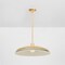 Hudson Valley Lighting Oneida 1 Light Pendant 23.5 In. Vintage Gold Leaf/Soft Sand 1272-VGL/SSD - alternate 3