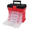 Performance Tool Plastic Tool Storage Bin, 4 Removable Bins Compartments W54042 - alternate 3