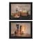 Homeroots Set Of Two Amazing Grace 6 Black Framed Print Kitchen Wall Art, 2PK 407097 - alternate 1