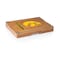 Picnic Time Family Of Brands NCAA Iowa Hawkeyes Concerto Glass Top Cheese Board and Knife Set 919-00-505-224-0 - alternate 1