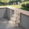 Vevor 4-Step Taupe Pool Ladder of Double Handrails Supports 400 lb for 48-54 In Pools U12 taupe - alternate 2