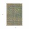 Homeroots 9' X 12' Green Gold And Charcoal Abstract Washable Indoor Outdoor Area Rug 588922 - alternate 4