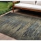 Homeroots 9' X 12' Coffee Abstract Washable Indoor Outdoor Area Rug 608854 - alternate 1