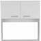 Homeroots 71in Modern White Pantry Cabinet with Five Shelves 403766 - alternate 2