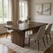 Homeroots 86" Dark Brown Wood Live Edge Dining Table 554338 - alternate 6