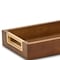 Homeroots 24in Brown Solid Wood Handmade Vanity Tray With Handles 713540 - alternate 5