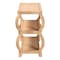Bali & Pari Dalida Bohemian Natural Rattan 3-Tier Console Table 255-14110-ZORO - alternate 2