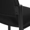 Office Star Products Big and Tall Armless Guest Chair in Icon Black fabric with Sturdy Black Metal Frame 55054B-231 - alternate 2