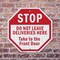 Signmission Stop Do Not Leave Deliveries Here T, 6 inch X 6 inch, Plastic Sign, 2PK OC-P-2PACK-6-48 - alternate 4