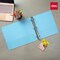 Deli Std Duty View Binder 1in, Letter, D-Ring, PVC-Free, Light Blue, 12PK CF567-LB - alternate 2