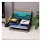 Mind Reader Metal Mesh Vertical File Holder Paper Tray Desktop Organizer, 2-Tier/5-Compartment, Letter, Black MESHBOX5-BLK - alternate 3