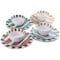 Gibson Home Cottage Stripes 12 Piece Melamine Dinnerware Set in White and Multi 750123516M - alternate 4