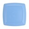Gibson Home Grayson 4 Piece 8.5 Inch Square Melamine Dessert Plate Set in Assorted Blue 136428.04 - alternate 2