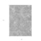 Homeroots 5' X 8' Gray And Silver Geometric Washable Indoor Outdoor Area Rug 588311 - alternate 4
