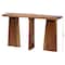 Bali & Pari Caruso Suar Wood Console Table - Live Edge Statement Table for Entryway or Living Room 266-14328-ZORO - alternate 4