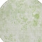Homeroots 8' Green And Ivory Round Floral Washable Indoor Outdoor Area Rug 583090 - alternate 2