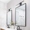Jonathan Y Makena 28" Modern Minimalist Dimmable Integrated LED Metal Wall Sconce, Black, 2PK JYL7022C-SET2 - alternate 3